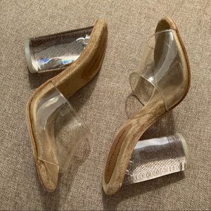 Jeffrey Campbell Clear Platform Heels